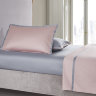 Постельное белье 2-спальное (евро) Sharmes Solid коллекция Coctail Нежно-розовый и жемчужно-серый