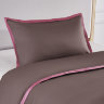Постельное белье 2-спальное (King size) Sharmes Solid коллекция Coctail Терракотовый и темно-розовый