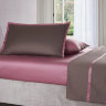 Наволочка Sharmes Solid коллекция Coctail Терракотовый и темно-розовый 50x70