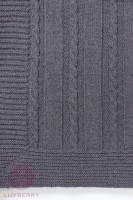 Плед шерстяной Luxberry Imperio 196 Grey размер 142 150x200