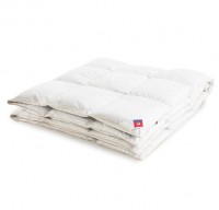 Одеяло пуховое 1,5-спальное легкое Легкие Сны тик Афродита 140x205