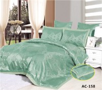 Постельное белье 2-спальное (стандарт) Kingsilk сатин с жаккардовым рисунком AC-158