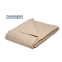 Одеяло стеганое 2-спальное (стандарт) Лежебока Лен и Хлопок легкое 172x205