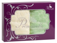 Комплект из 2 полотенец Primavelle Piera 50x90 зеленый-ваниль
