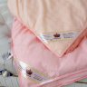 Одеяло 1,5-спальное шелковое Kingsilk Элит шелк в сатине всесезонное 150x210 розовое