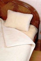 Одеяло 2-спальное (King size) Magic Wool Меринос Локон/хлопок из шерсти мериноса зимнее 200x240