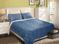 Покрывало-одеяло Primavelle Duo 230x250 классика синий-кремовый