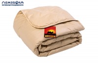 Одеяло 1,5-спальное Лежебока Mongolia с верблюжьей шерстью всесезонное 140х205