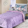 Покрывало-одеяло Primavelle Ummi 140x200 пазл розовый-лиловый 
