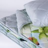 Набор одеяло-покрывало и подушка Nature's Яркие Цветы с бамбуковым волокном