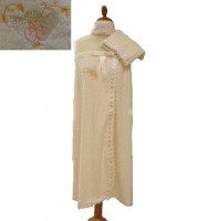 Комплект банный женский SoftLine с вышивкой 3 предмета 05069 цвет бежевый