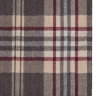 Плед Luxberry Vandyck 130x170 бежево-коричневый и бордовый