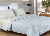 Одеяло-покрывало Primavelle Organic Cotton 150x220 Серо-голубой