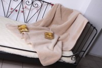Плед (легкое одеяло) из шерсти верблюда Magic Wool Верблюд Капучино 140х200