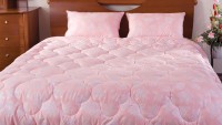 Одеяло 2-спальное (евро) гиппоаллергенное Primavelle Rosalia с наполнителем ЭкофайберТМ (розовое) 200x220