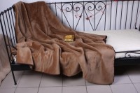 Плед (легкое одеяло) из шерсти верблюда Magic Wool Верблюд Шоколад 140х200