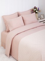 Постельное белье 2-спальное (евро) Luxberry Linen лен розовый
