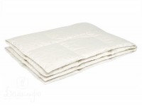 Одеяло пуховое 2-спальное (Евро) легкое Легкие Сны тик Камелия 200x220