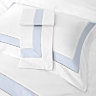 Постельное белье 2-спальное (евро) Sharmes Solid коллекция Prime Белый- Жемчужно-серый